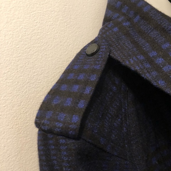 Navy/black plaid Size medium Jacket - Picture 4 of 10